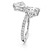 SWAROVSKI Women's Attract Soul Heart Ring, White, Rhodium plated