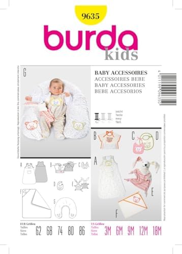 Burda B6181 Patron De Couture, Papier, Blanc, 34-44