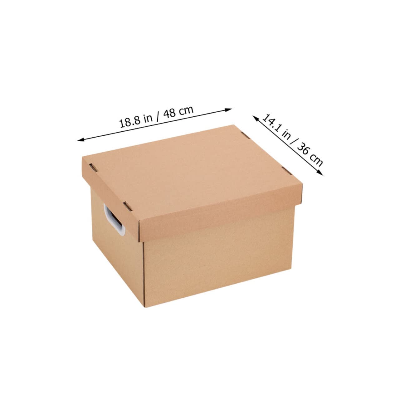 Aufbewahrungsbox für Dokumente aus Papier, Khaki, Einschulung Deko
