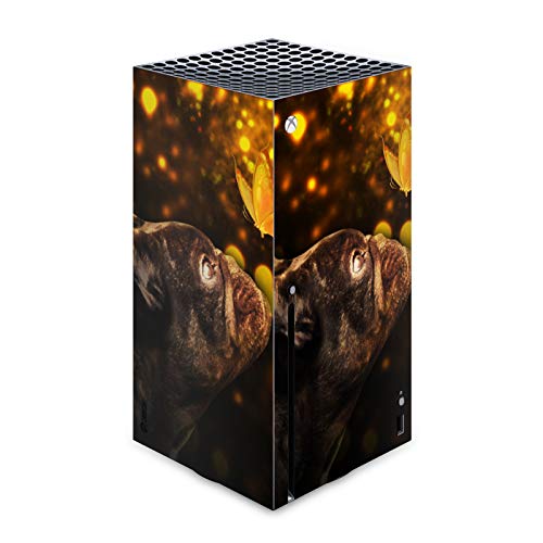 Protection console Xbox Series X contre rayures habillage vinyle Bulldog français