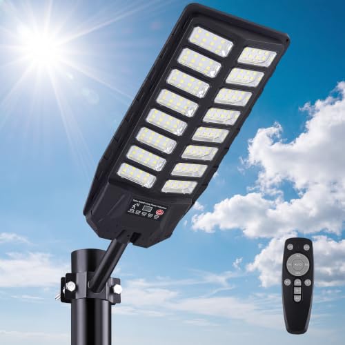 EZYGOIN Solar Street Lights Outdoor Waterproof 1 Pack, Dusk to Dawn Lights by EZYGOIN - Used condition - US$48.92