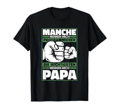 Entwickler Vater Informatiker - Coder Papa Programmierer T-Shirt