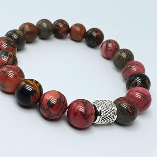 Image of THE MEN THING Natural Stone Bracelets - Adjustable Beaded Wristwear for Men & Boys (Multi-Design Collection)
