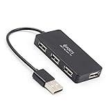 usb hub kabeldose Übertragungsrate: USB 2.0-Anschluss mit bis zu 480 Mbit / s; USB 3.0-Anschluss mit bis zu 5 Gbit / s