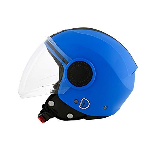 Image of Studds Urban O /F Helmet Blue /Bk Strip(L)