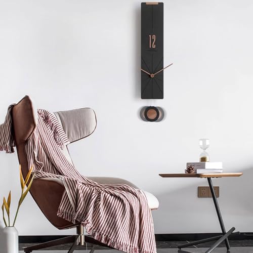 Reloj de pared con péndulo silencioso HARELA 55.5 cm miniatura 7
