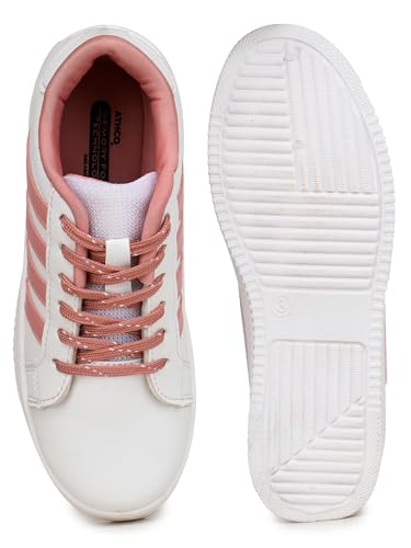 Image of ATHCO womens Aira Women's Sneakers Comfortable Walking, Running & Casual Shoes Stylish Lightweight Design with Steady Grip Casual Sneaker Shoes for Women Soft Cushioned Insole Sneakers for Women AIRA ATHCO