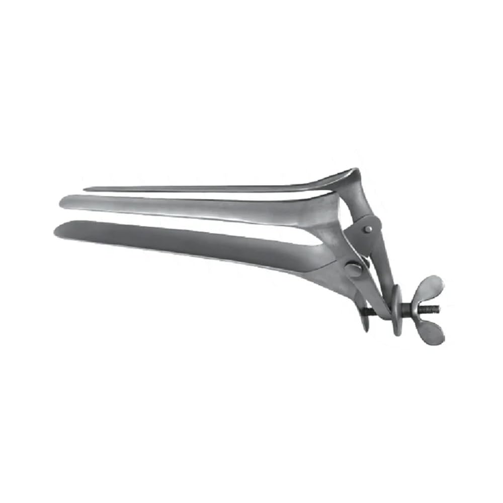 DrTail Polansky 3 Blades Surgical Retractor – Wide Exposure, Adjustable Butterfly Screw, 27cm Blade Length, 35cm Overall Length, Max Opening 10cm, Stainless Steel