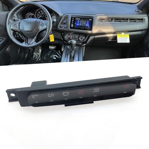 Indicateur de changement de vitesse Honda HRV 2016-2022 boîte automatique en ABS noir