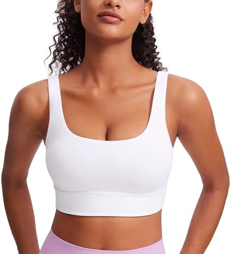 CRZ YOGA Butterluxe U Back Longline Sports Bras for Women - Scoop...