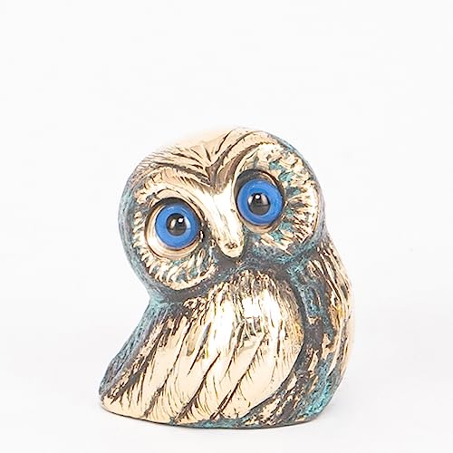 Iconsgr Ancient Greek Bronze Museum Statue Replica of Owl (549)