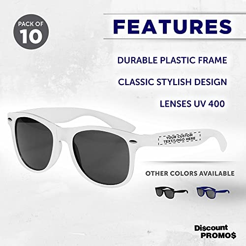 DISCOUNT PROMOS Sunglasses - Plastic Tahiti Glasses - Classic Style Sunglass2
