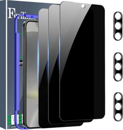 Ferilinso 3 Pack Privacy Screen Protector for Samsung Galaxy S24 Plus