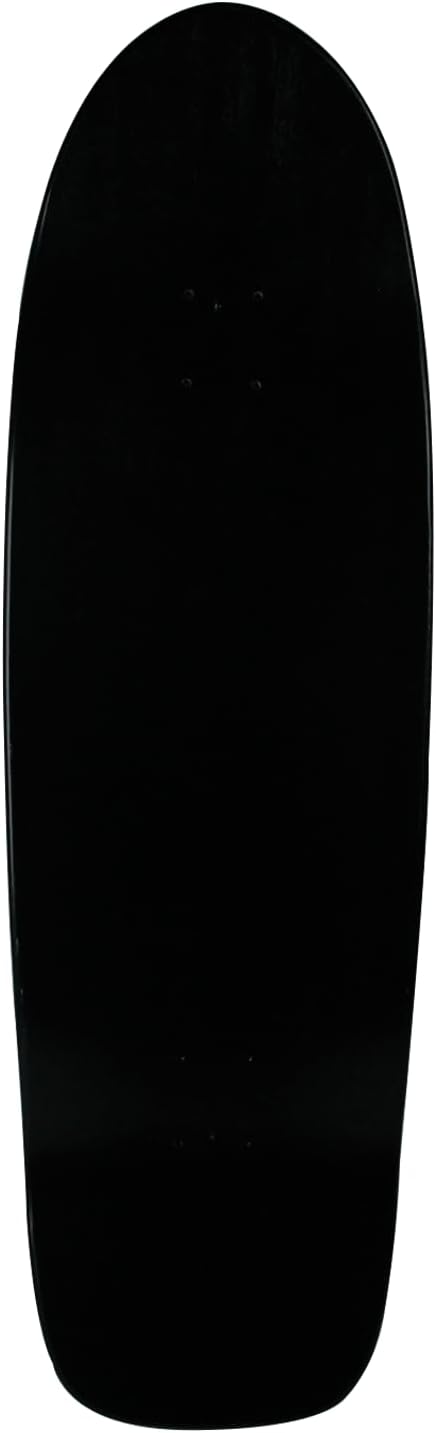 Moose Old School Skateboard Deck (10" x 33", Black)