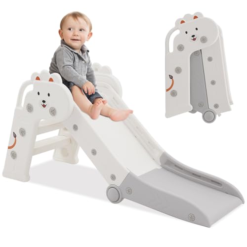 Yosamy Rutsche für Kinder Faltbar Mit Armlehnen - Baby Slide,...