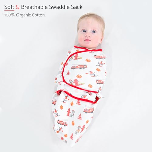Image of LollyBanks Newborn Swaddle,100% Organic Cotton Baby Swaddle for Newborn