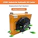 AH1012T-CA 12VDC Industrial Hydraulic Oil Cooler 120W 100L/Min Flow Fan Radiator, Low Noise and Power Usage, for Engineering Machinery Replace # AH1012T