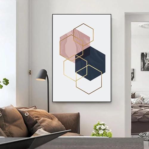 Peinture sur toile minimaliste pour habiller un mur vide salon - 3
