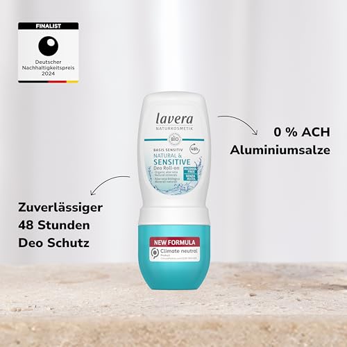 Deo-Roller für Damen von lavera – Basis Sensitiv mit Bio-Aloe Vera
