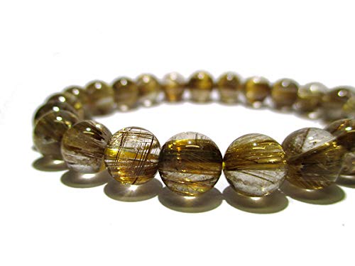 Amazon.co.jp: ルチルクォーツ ブレスレット 約8mm 天然石