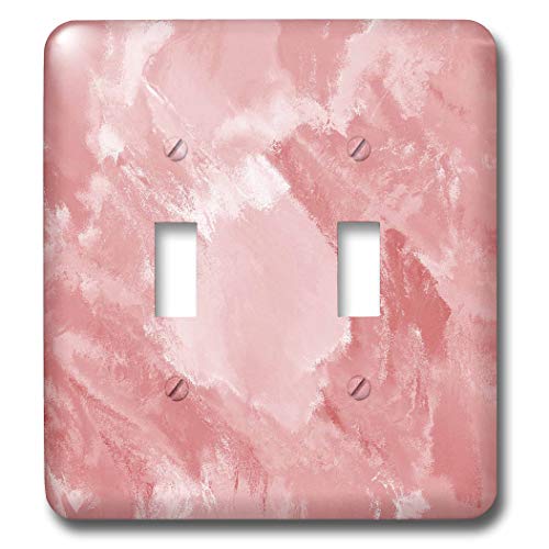 Interruptor de luz 3dRose lsp_26208_2 con placa decorativa floral iris rosa 2