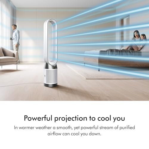 Dyson Purifier Cool PC1, HEPA Air Purifier Tower Fan, App and remote controlled, 350° oscillation, 10 levels, bladeless (White) - image 3