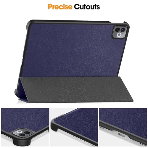 Image of ProElite Case Cover for Realme Pad 3 11.6 inch 2026 Case, Slim Trifold Flip case Cover for Realme Pad 3 11.6 inch 2026 Tablet [Auto Sleep Wake Feature], Dark Blue