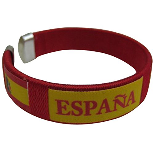 Espana Spain Flag C Bracelets Wristbands - 3 Pieces