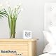 Technoline WT 235 Silber - Funkwecker mit Touchsensor, 8 x 2.5 x 8 cm