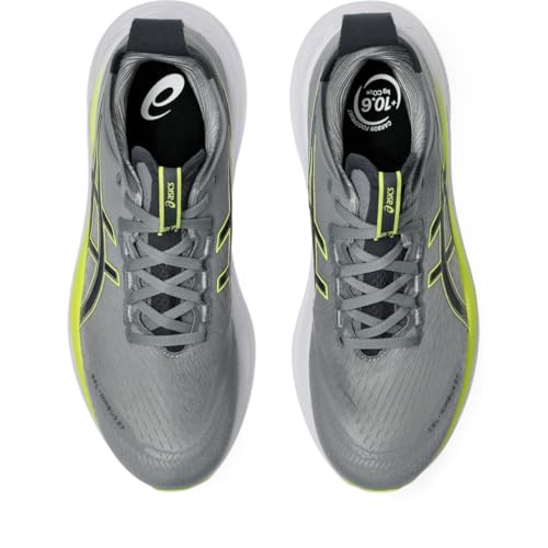 ASICS Men's Gel-Nimbus 27 Running Shoe, 10.5, Gravel/Carrier Grey