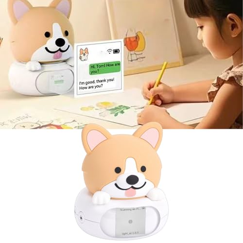 Robot de bureau AI enfant interactif avec commande vocale et écran LCD - 7