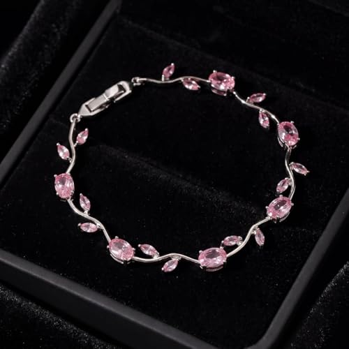 Inites Fairy Bloom Floral Tulip Bracelet Pink - Image 4