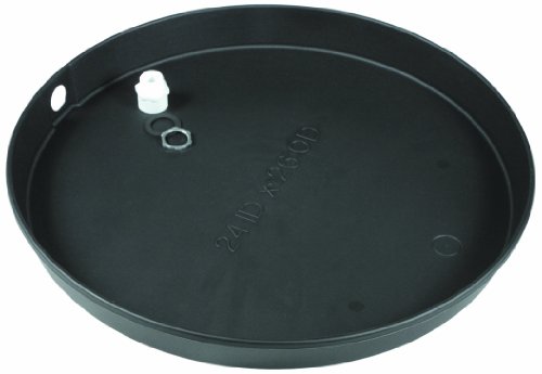 Camco 11266 20"ID x 2" Plastic Drain Pan with CPVC Fitting