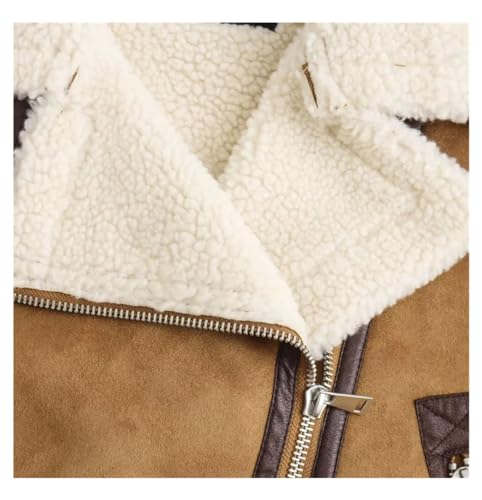 Chaleco de doble cara evita abrigos pesados cuello polo moda mujer cómoda 7