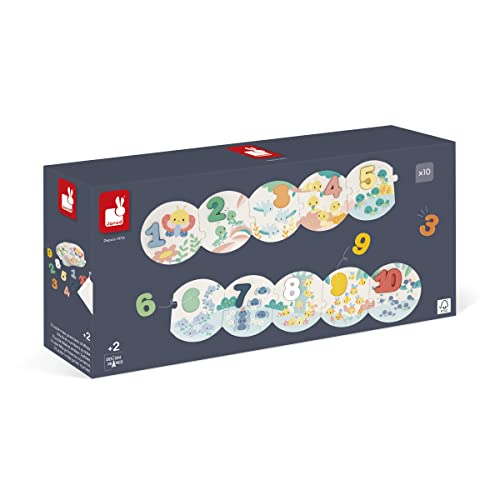 Puzzle da incastrare Pure - I miei primi numeri - 9