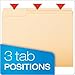 Pendaflex File Folders, Letter Size, 1/3 Cut, Manila, 250 per Box (752250)