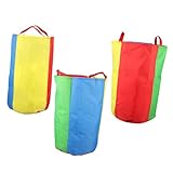 GLSTOY 3 Stück Teiliges Sackhüpf säcke aus Strapazierfähigem Material Wiederverwendbar für...