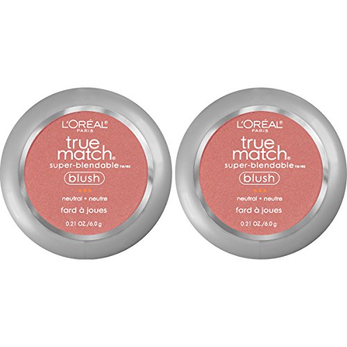 L'Oreal Paris Cosmetics True Match Super-Blendable Blush, Apricot Kiss, 2 Count