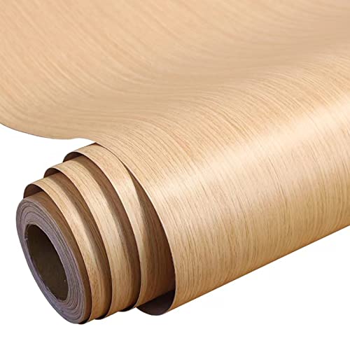 SHUUL 木目調 マスキングテープ 幅40cm×長さ500cm 木口テープ フローリング 補修 家具保護 模様替え 木目シール ウォールステッカー 簡単貼付 はがせる 防水 防油 カット可能 きれいに拭き取る可能 賃貸OK 壁/戸棚/ドア/家具/机/キッ