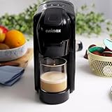 CUSIMAX Coffee Machine, Single-Serve Pod Coffee Machine, 19 Bar Pressure Mini Capsule Coffee Maker, Compatible with Nespresso & Dolce Gusto Capsules, 1450 W, 0.6 litres Black - Image 2