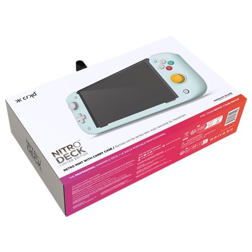 CRKD Nitro Deck Limited Edition (Retro Mint) For Nintendo Switch & Switch OLED