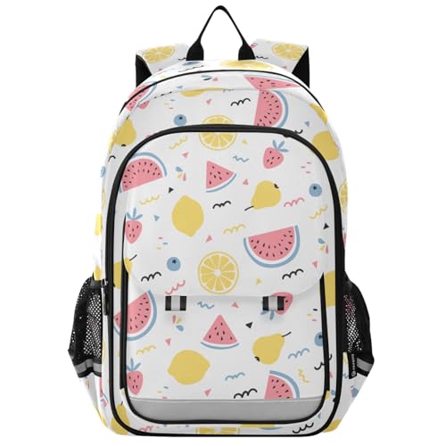 Sac à dos ordinateur portable enfants avec un motif sans couture de fruits