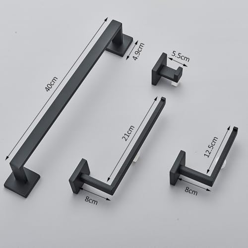 Ensemble salle de bain inox 304 haut de gamme et durable - 4