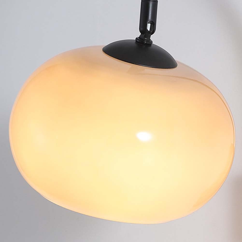 Drewniana lampa ścienna, regulowana, wewnętrzna, retro, ścienna lampa E27, obrotowa, vintage, industrialna lampka nocna z okrągłym szklanym kloszem, lampa ścienna do czytania, do sypialni, salonu, ho
