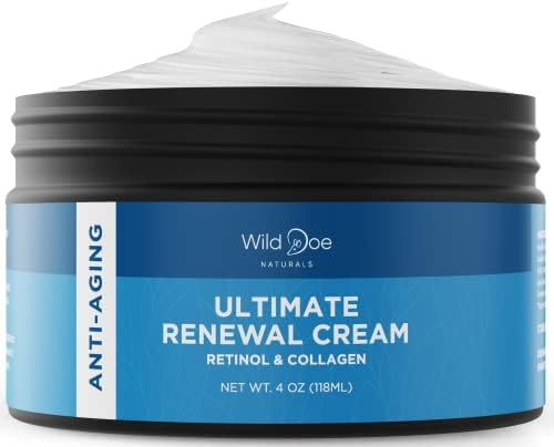 Retinol Cream for Face - Retinol Night Cream: The Ultimate Dark Spot Corrector, Neck Firming Cream, Wrinkle Cream for Face, Collagen Cream & Hyaluronic Acid Moisturizer w/Shea Butter + Vitamin E -4oz