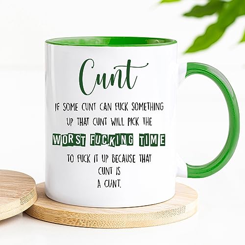 Rude Mug, Green - Image 4