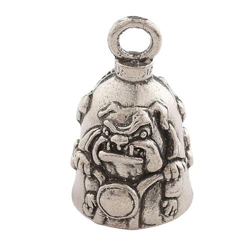 Image of Guardian Bell Good Luck Bell w /Keyring & Black Velvet Bag | Motorcycle Bell | Lead-Free Pewter | Made in USA