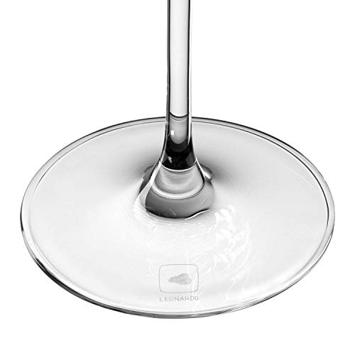 LEONARDO HOME Weißweingläser PUCCINI (6er Set) • Kratzfeste Weingläser (560 ml) • Spülmaschinenfest & Langlebig • Zeitlose Gläser für Weißwein • Modernes Design • Weißwein-Glas Puccini • 069553