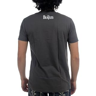 Beatles, The – – Hommes Sgt Pepper T-shirt à charbon - Les Beatles, Paul McCartney, John Lennon, RIngo Starr, George Harrison Beatles, The - - Hommes Sgt Pepper T-shirt à charbon – Image 2