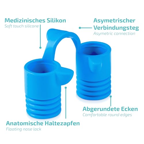 Nasivent Sport - Improve Nasal Breathing for Sports and Leisure Activities as well as Protection Against Snoring, 46601, blue, S - Image 3